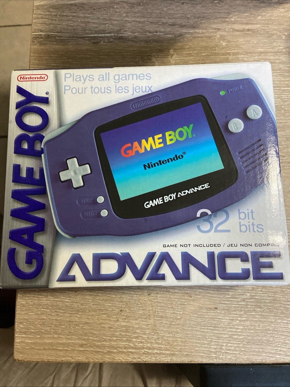 FACTORY SEALED Nintendo Game Boy Advance Handheld System - Indigo AGB-001